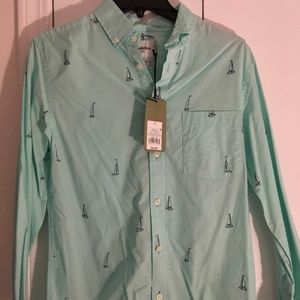Men's Small Preppy Button Down Shirt